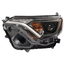 TRQ Passenger Headlight Assembly Halogen Compatible with 2016-2017 Honda Accord