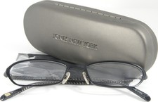 Jones New York J431 Matte Black Metal Eyeglasses Glasses Frame 52-17-135 NEW