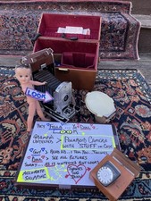 VINTAGE Fold Out Polaroid Model 95A Land Camera W/ Case  KIT/Accessories