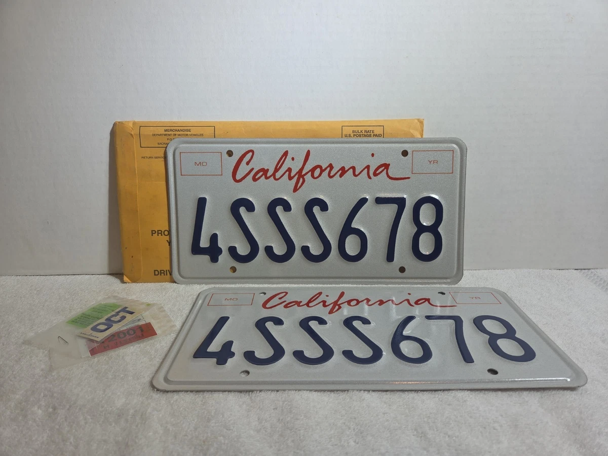 SEMI LOW'カルフォルニアライセンスプレートOld Used' Vintage 1986 South Carolina License Plate ZXZ 999 Good Numbers