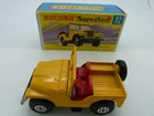 Matchbox Lesney Superfast 72 Standard Jeep in original box