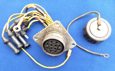 NATO Military Land Rover Towing Socket, 12 Pin Female Connector & Cover