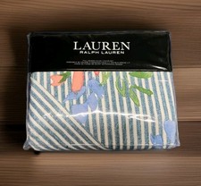 New Ralph Lauren Maggie Floral Stripe 3PC Full/Queen Duvet Cover  Sham Set