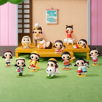POP MART Nyota x Chibi Maruko Chan Series Figures Authentic Hot Toy Gift