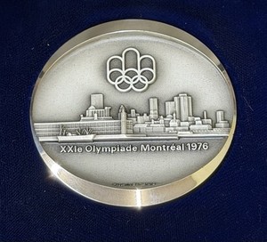 1976 Canada Montreal Olympic Collector Sterling Silver/925 Medal SEE PICTURES