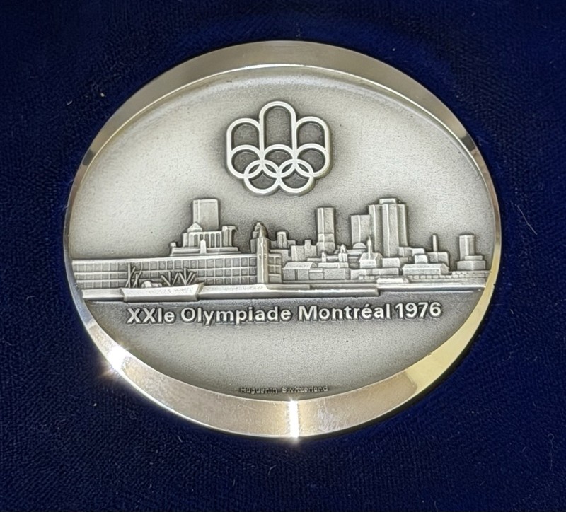 1976 Canada Montreal Olympic Collector Sterling Silver/925 Medal SEE PICTURES