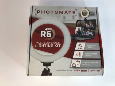 Photomate R6 Video Conference Lighting Kit. New Open Box.