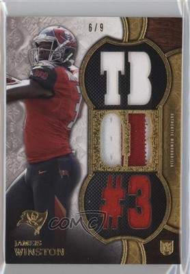 2015 Topps Triple Threads Relics Gold 6/9 Jameis Winston #TTR-JW2 Rookie RC 0g4