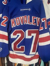KOHO Customized Mic New York Rangers Size L Alex Kovalev Rangers Legend
