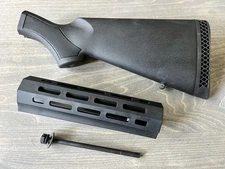 MOSSBERG 500 590 MAV CHECKERED POLYMER STOCK MLOK FOREND FITS 7" SLIDE BOLT 12
