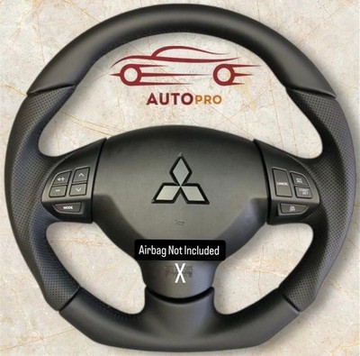 Mitsubishi Lancer Evolution 2007-2017 Premium Leather Steering Wheel.