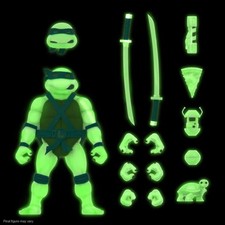 TMNT Super 7 Ultimates GITD Leonardo Leo Teenage Mutant Ninja Turtles Glow Ooze