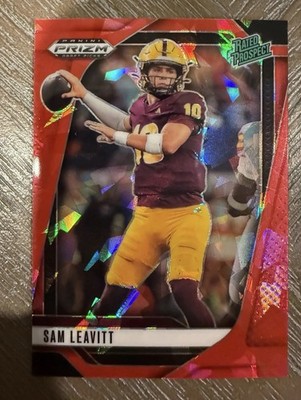 Panini 2025 Prizm Draft Picks Sam Leavitt Rated Prospect Red ice #6 