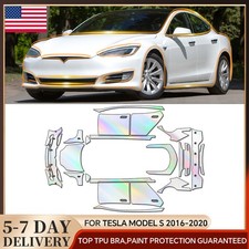 2016-2020 Tesla Model S Full Car Kit Precut Paint Protection Film Clear Ppf Tpu
