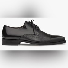 Mezlan Soka Puntera Puntera Piel de ciervo Pulida Piel de becerro Oxford Cuero Zapatos para Hombres 12M Usados en Excelente Condición