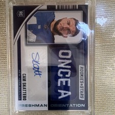 Panini Cam Skattebo Rookie Auto Patch 27/75 Rookies & Stars Giants