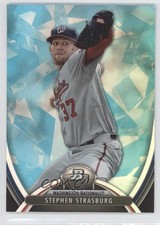2013 Bowman Platinum Sapphire Stephen Strasburg #40 0d2