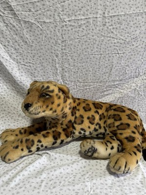 Vintage Kelly Toy USA  Large Leopard Plush Approximately 21 Inches