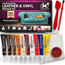 Leather Vinyl Repair Kit Fix Tears, Holes, Scratches, and Peeling on Leather