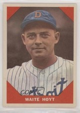 1960 Fleer Baseball Greats Waite Hoyt #69 HOF pp8