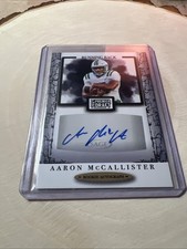 2021 Sage Premier Draft - Autographs Aaron McCallister #A32 (AU, RC)