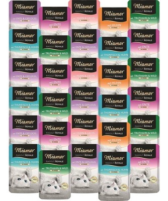 Miamor Ragout Royale in Sauce Mixpaket | 30 x 100g | 5 von 6 Sorten