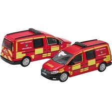 1:64 Scale Era Car Volkswagen Caddy Maxi West Yorkshire Fire & Rescue Model Van