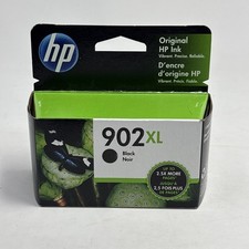 Genuine HP 902XL Black High Yield Ink Cartridge T6M14AN New Sealed- Exp 8-2022