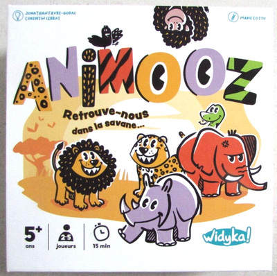 Animooz Brettspiel Finde uns in der Savanne... Widyka Komplett Sehr guter Zustand 5 Jahre +