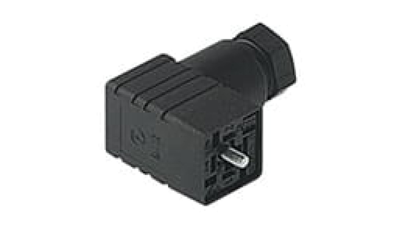 Valve cable socket type C connection with central screw M3x28 3 + PE PG 7 /T2UK