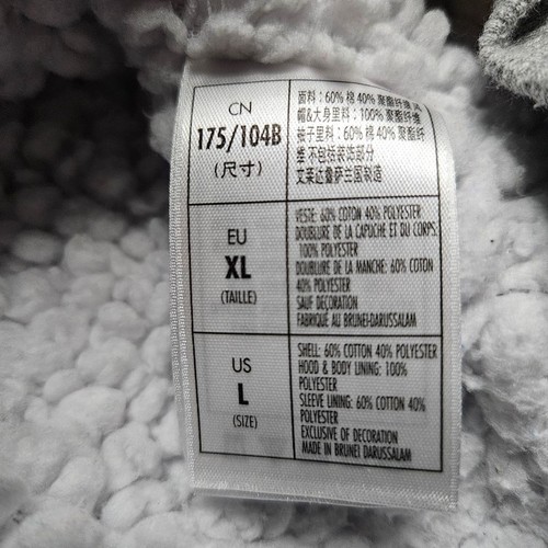 Disney Walt Disney World Grande Gris Blanco Cremallera Completa Mickey Mouse Polar Sudadera con Capucha - Imagen 6 de 8