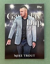 2025 Topps Baseball Mike Trout Game Day Drip #GD-4 Los Angeles Angels