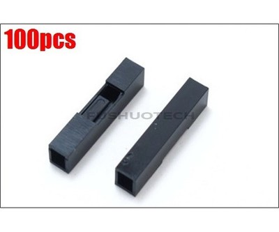 100Pcs Housing Female Pin Connector 2.54MM Pitch 1P   Jumper Wire Cable co *hh