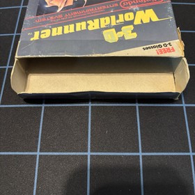 3-D WorldRunner NES Nintendo Entertainment System Box Cartridge Manual