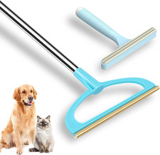 Carpet Rake for Pet Hair Removal, Reusable Pet Hair Removal Tool 56  Adjustable