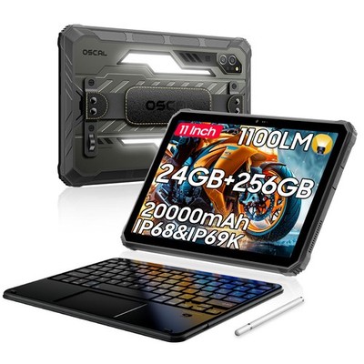 OSCAL SPIDER 10 Outdoor Tablet Android 15 11 Inch 24GB+256GB 120000mAh 4G LTE