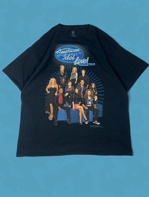 American Idol Live Tour 2012 Concert Tee Cast Photo Size XL