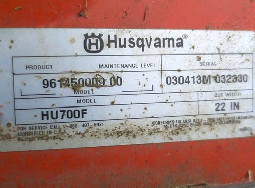 Jeu de 2 régleurs de hauteur de roue avant Husqvarna HU700F 96145000900 LH RH OEM - Photo 9/9