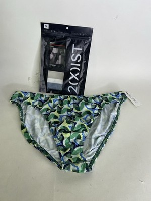2xist Sexy Sliq Hip Brief Underwear Eames Circles Print Mens Size M