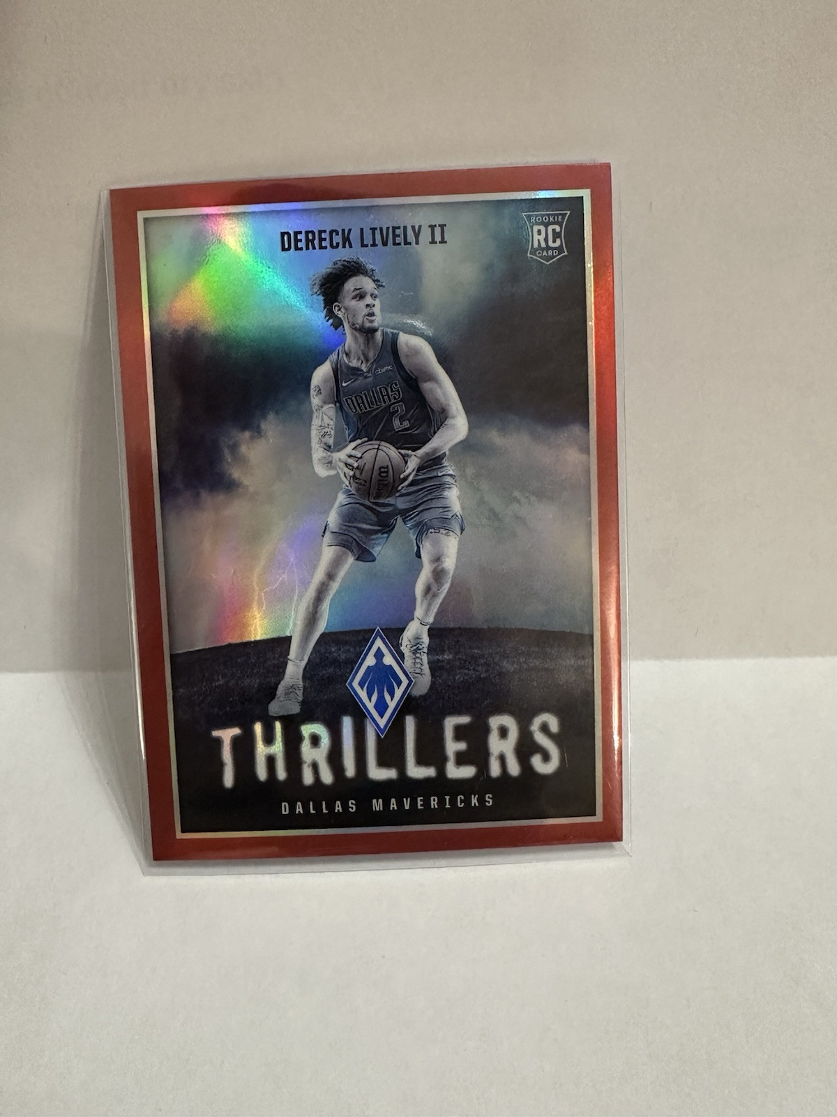 2023-24 Panini Phoenix Dereck Lively II Thrillers Red Rookie RC /125