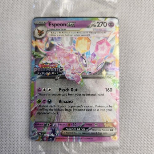Sealed Espeon ex - (Prismatic Evolutions Stamp) 034/131 