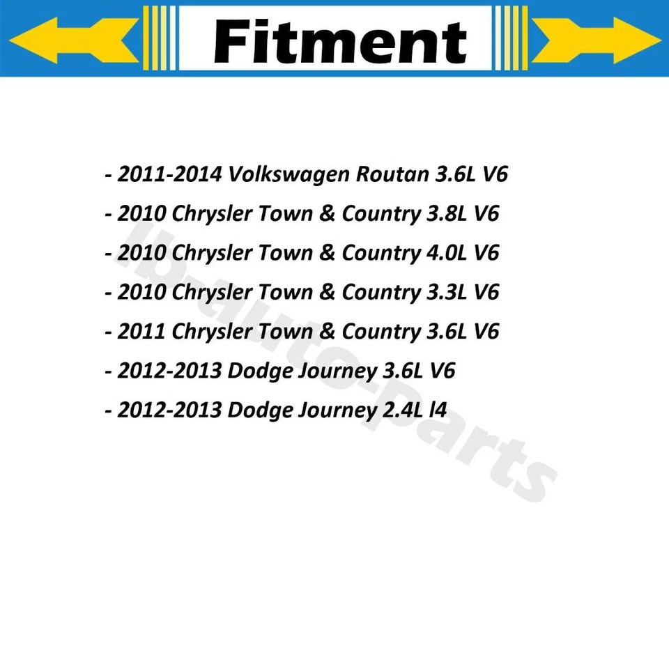 Rotor de freno de disco delantero trasero 4x para Dodge Journey 2012-2013 2,4 L Foto 2 de 4