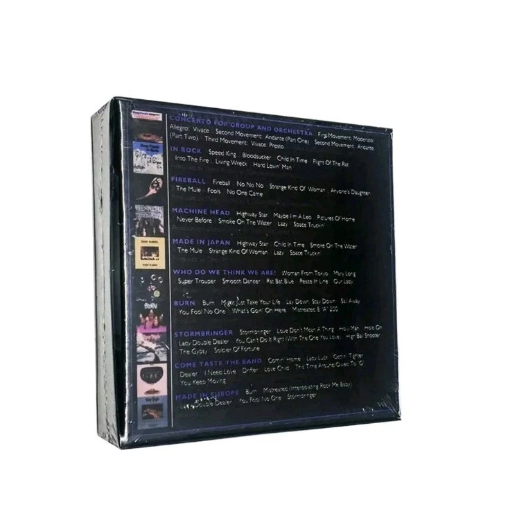 Deep Purple 10CD Box Set Complete Albums 1970-1976 Rock Music Collection - Image 3 of 4