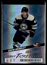 2024-25 Upper Deck Credentials Debut Ticket Access #138 Gavin Brindley /999