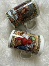Vintage set of collectible porcelain cups by ...