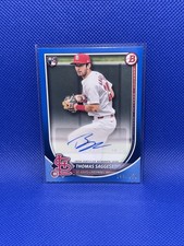 2025 Bowman - Paper Rookies and Veterans Retail Autograph Thomas Saggese #PRV-T