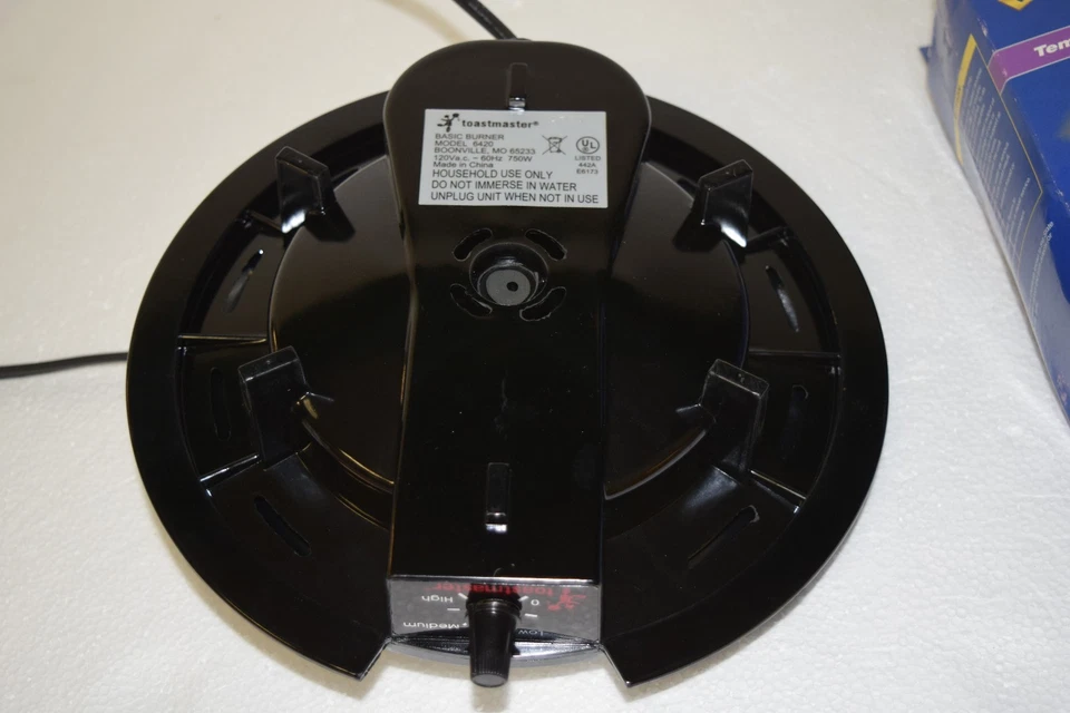 Toastmaster 6420 quemador único buffet gama y regulador Lenk LTR100 NUEVO EN CAJA Foto 3 de 4