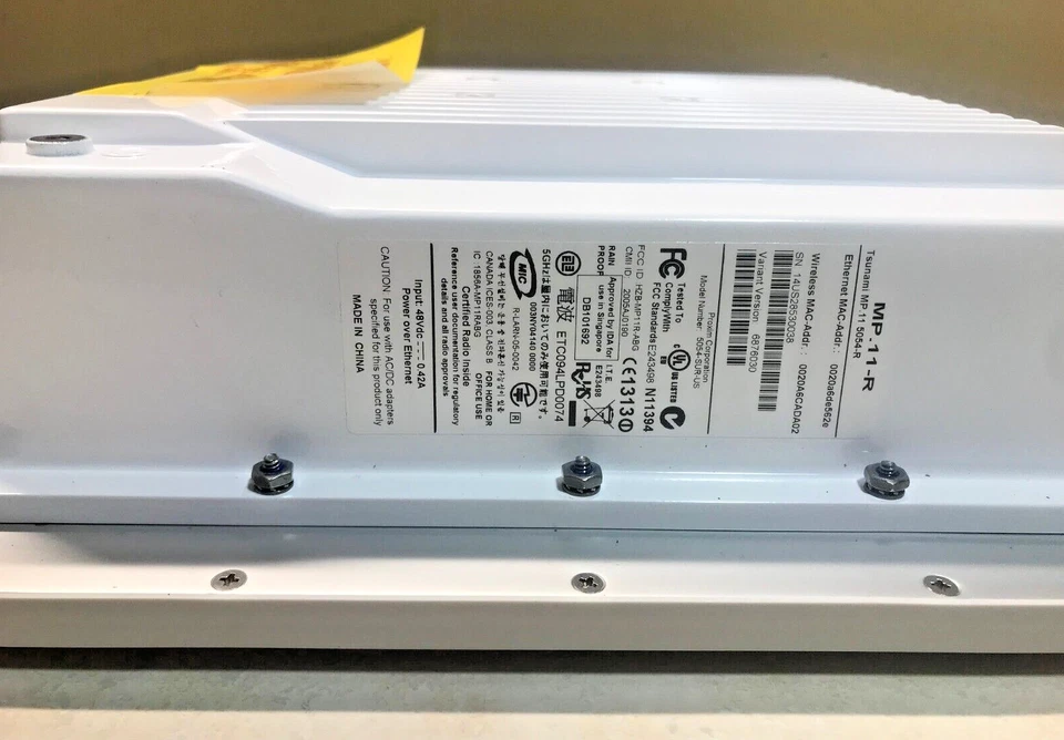 Punto de acceso inalámbrico Proxim Tsunami MP.11-R 5054-SUR-US unidad de suscriptor 5 GHz Foto 3 de 4