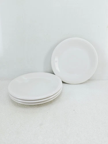 set lot 4 SALAD PLATE white NEW FIESTA 7 1/4"