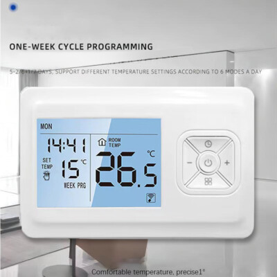 Tuya WiFi RF Smart Thermostat Gas Boiler Room Heating Temperature